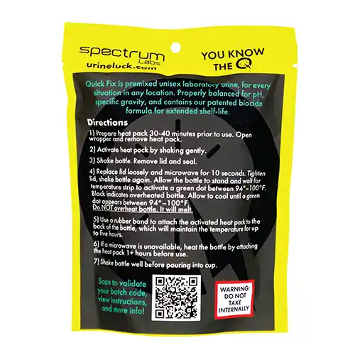 Quick Fix Synthetic Urine 6.4 Plus (4 Pack Special) - Image 2